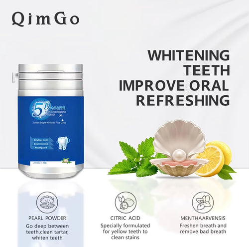 QimGow 5D White Tooth Whitening Powder