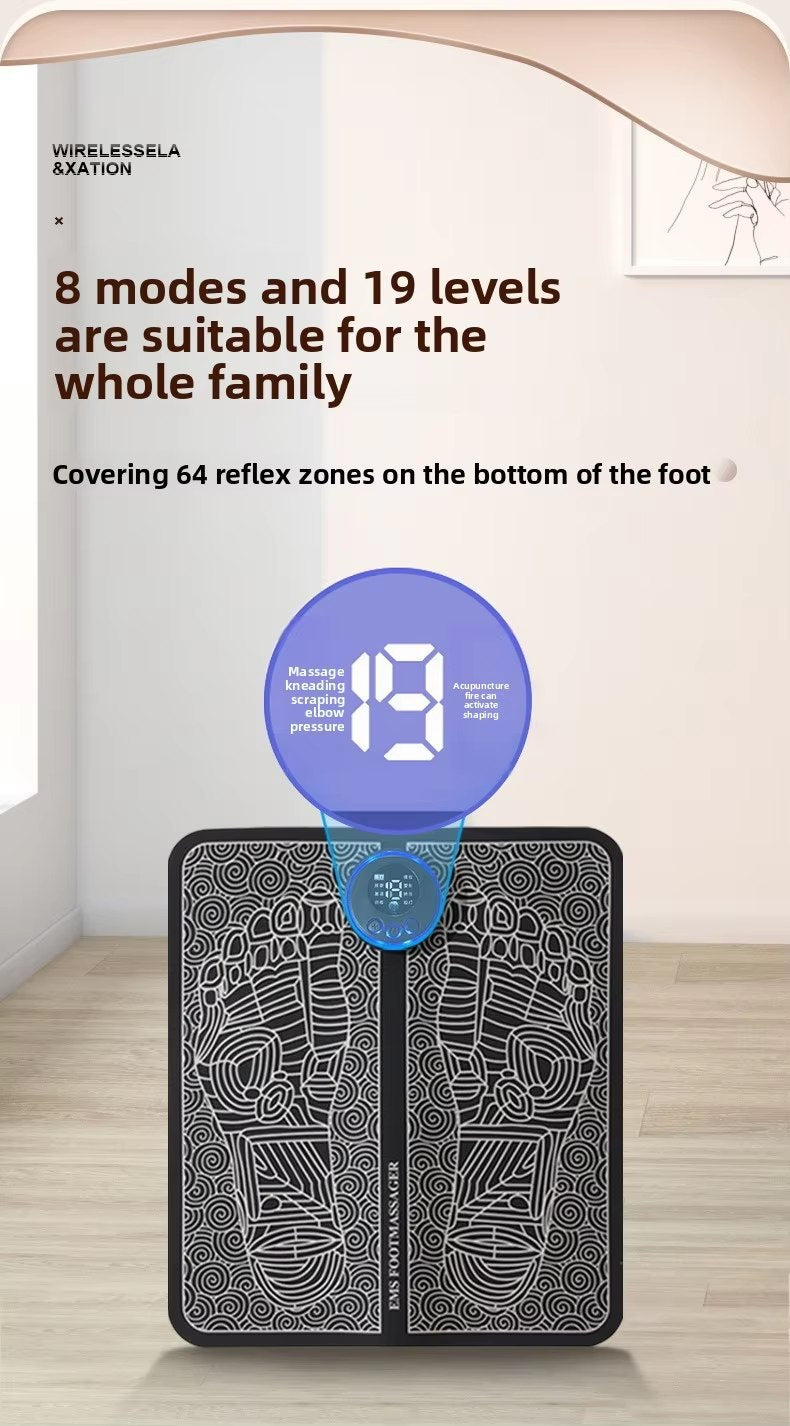 Tapis de Massage Électrique EMS pour les Pieds